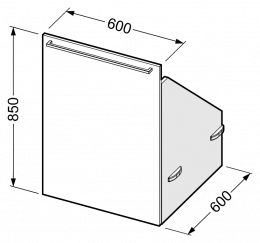 Pokretni ormarić za postavljanje ispod sudopera