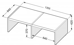 Dvostruko postolje za sušilicu/perilicu