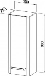 Mobile pensile CHARM 35x90