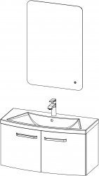 Charm Slim / composizione VII / 90 cm