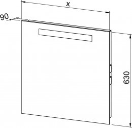 Ogledalo s integrirano lučjo
