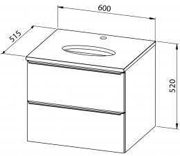 Base mobile GRANDE TOP 60