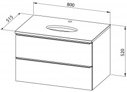Base mobile GRANDE TOP 80