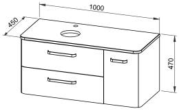 Base mobile CHARM TOP 100 S/D