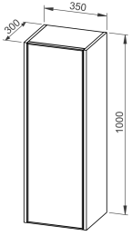 Stranska omarica MYRA 35x100